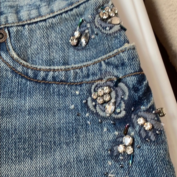Abercrombie&Fitch Vintage Embellished Denim Skirt - Picture 4 of 6